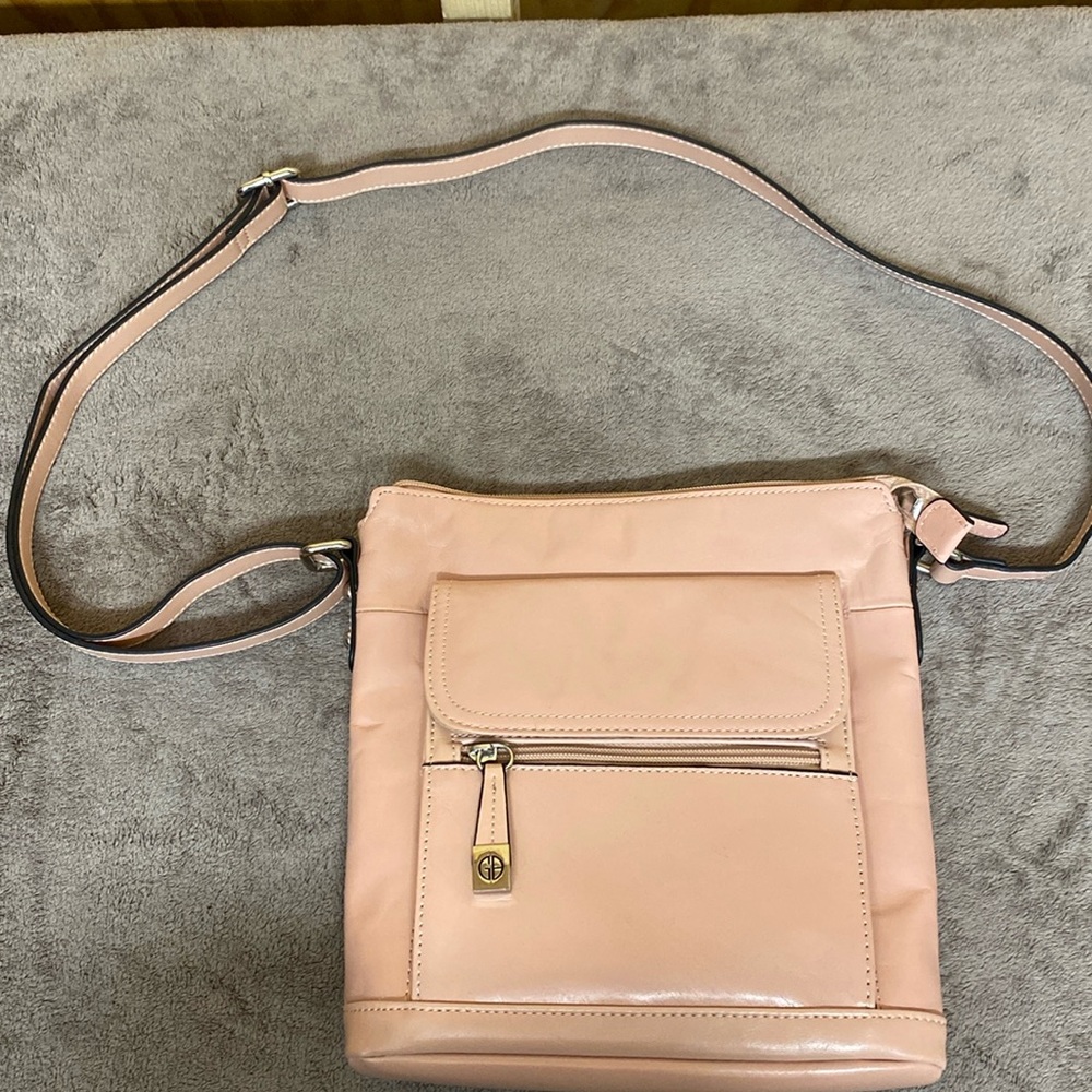 Gianibernni cross body leather bag